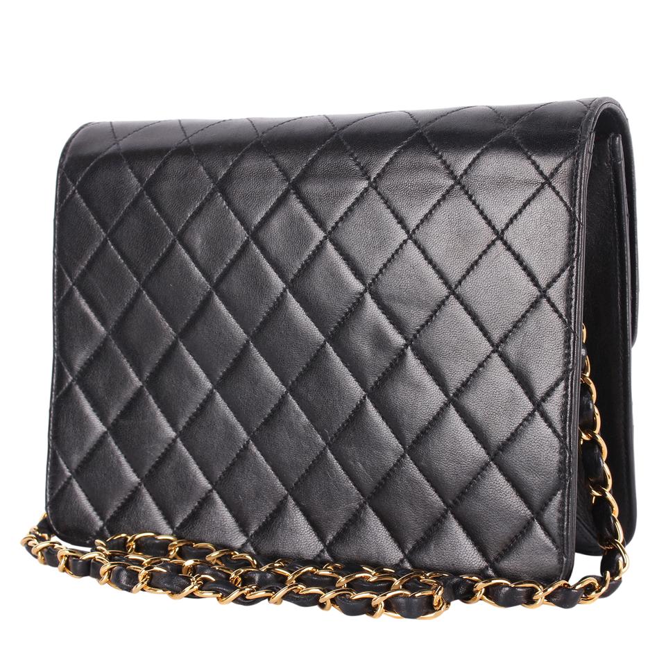 CHANEL Pre-Owned 2000 Mini Classic Flap Crossbody Bag - Black for