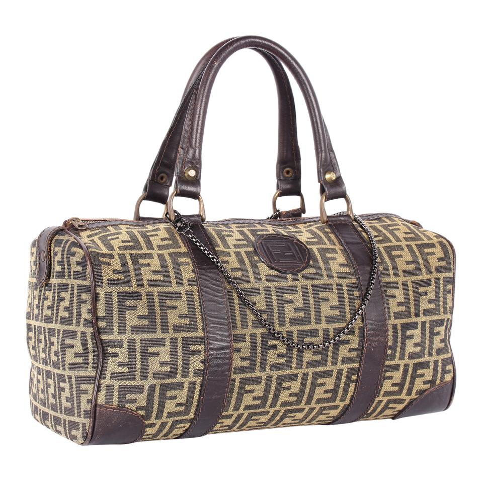 Fendi Pre-owned Zucca Zipped Travel Bag