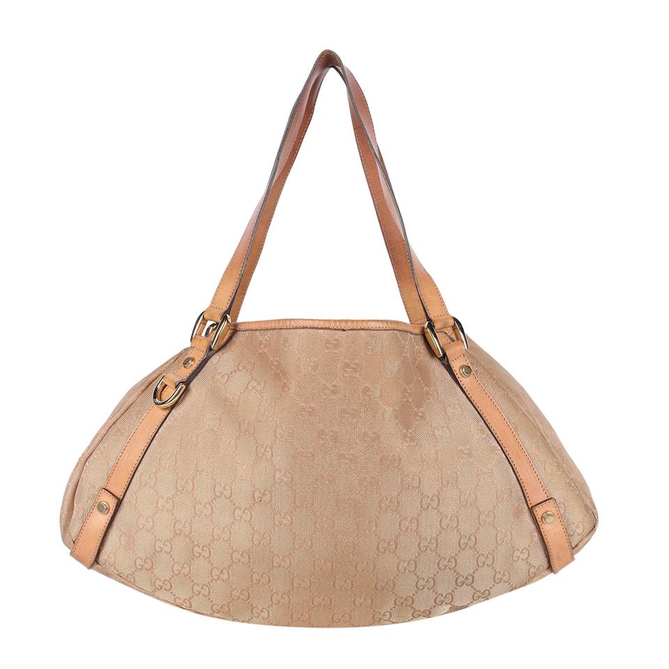 Gucci GG Canvas Abbey Pochette - Brown Shoulder Bags, Handbags - GUC1371688