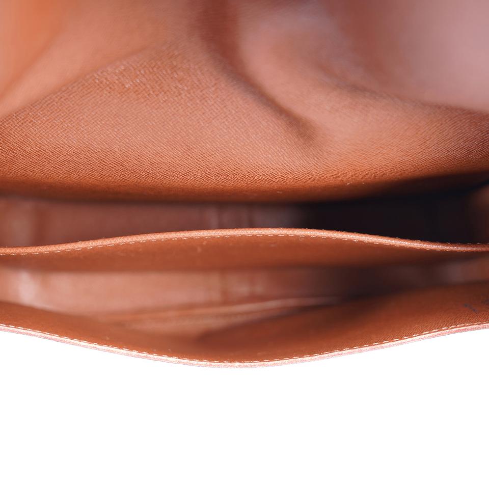 LOUIS VUITTON Cartouchiere GM Shoulder Bag Monogram Leather Brown M51252  39MZ591