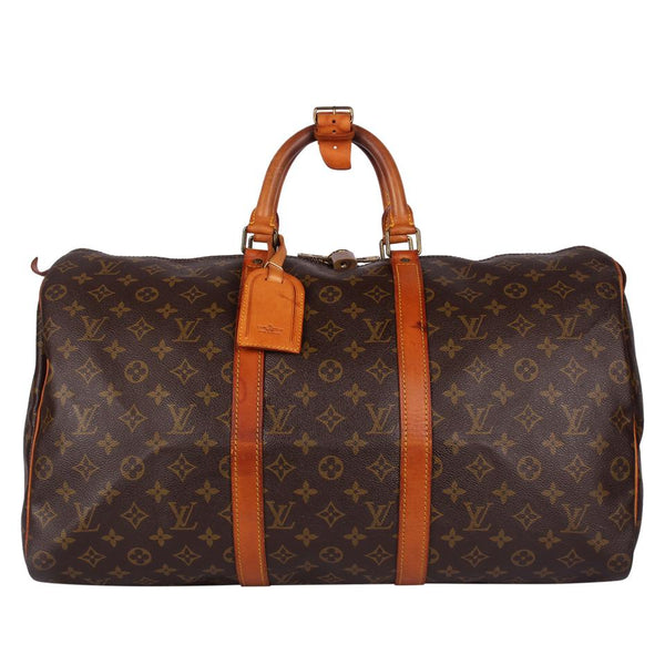Louis Vuitton Keepall Bandoulière 50 Prism Travel Bag (Authentic Pre-Owned)