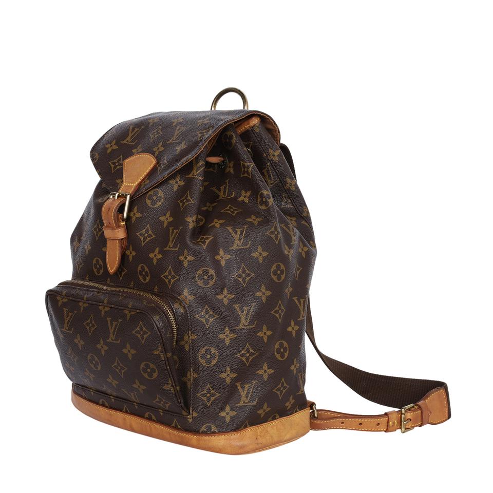 Louis Vuitton Montsouris Gm Canvas Backpack Bag (pre-owned) in