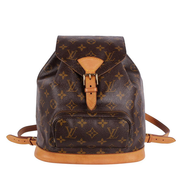 LOUIS VUITTON Brown Monogram Canvas Montsouris MM Backpack - The Purse  Ladies