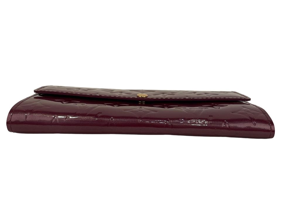 Pre-owned Louis Vuitton Leather Clutch Bag In Purple