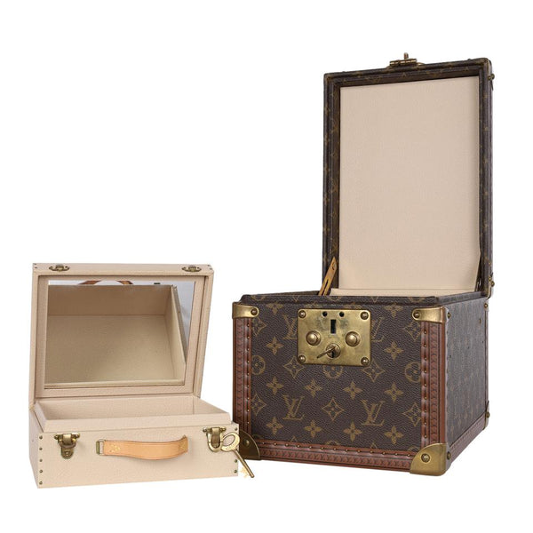 Louis Vuitton Monogram Blower Coracon Makeup Box Hard Case Hard Trunk Used
