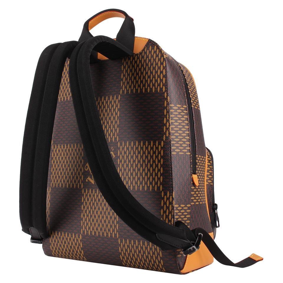finettchi - A Louis Vuitton collaboration with Bape owner Nigo, the Campus  #backpack in Damier Giant Brown.