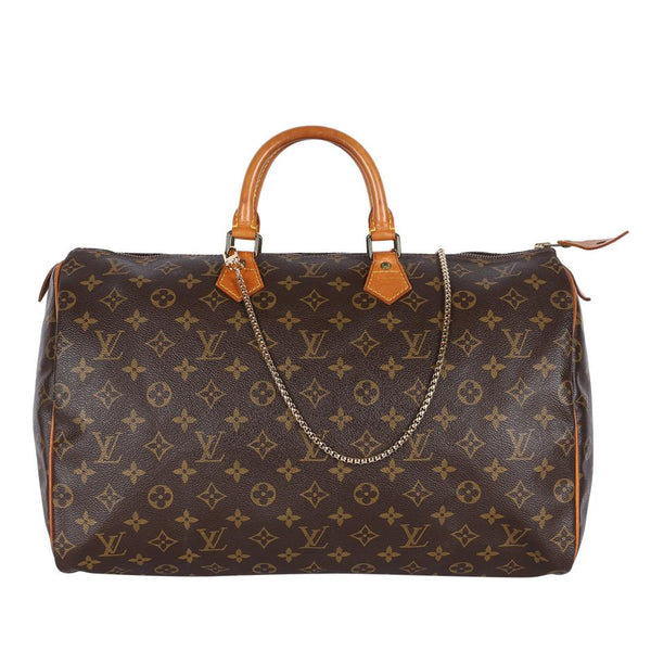Louis Vuitton, Bags, Authentic Monogram Louis Vuitton Speedy 3 Tote Bag  Perfect Patina Size Bag