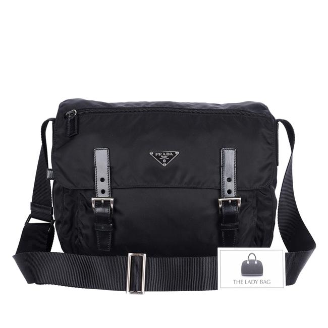 Prada Black Tessuto Crossbody Bag