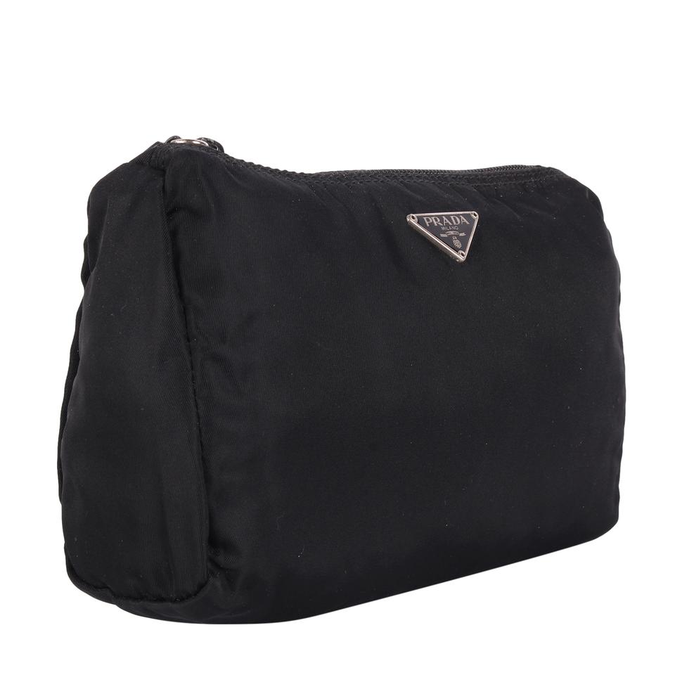 Authentic PRADA Milano black nylon Phone Case pouch