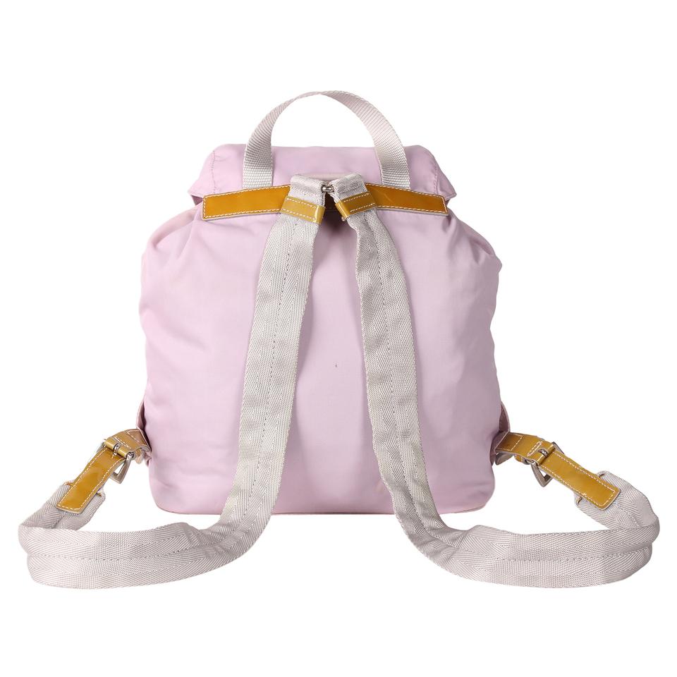 Tessuto Nylon Purple Drawstring Tessuto Backpack (Authentic Pre